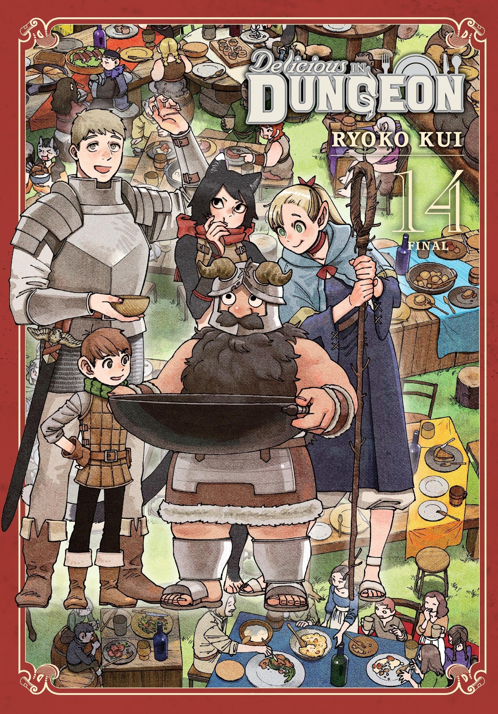 Delicious in Dungeon Vol. 14 cover