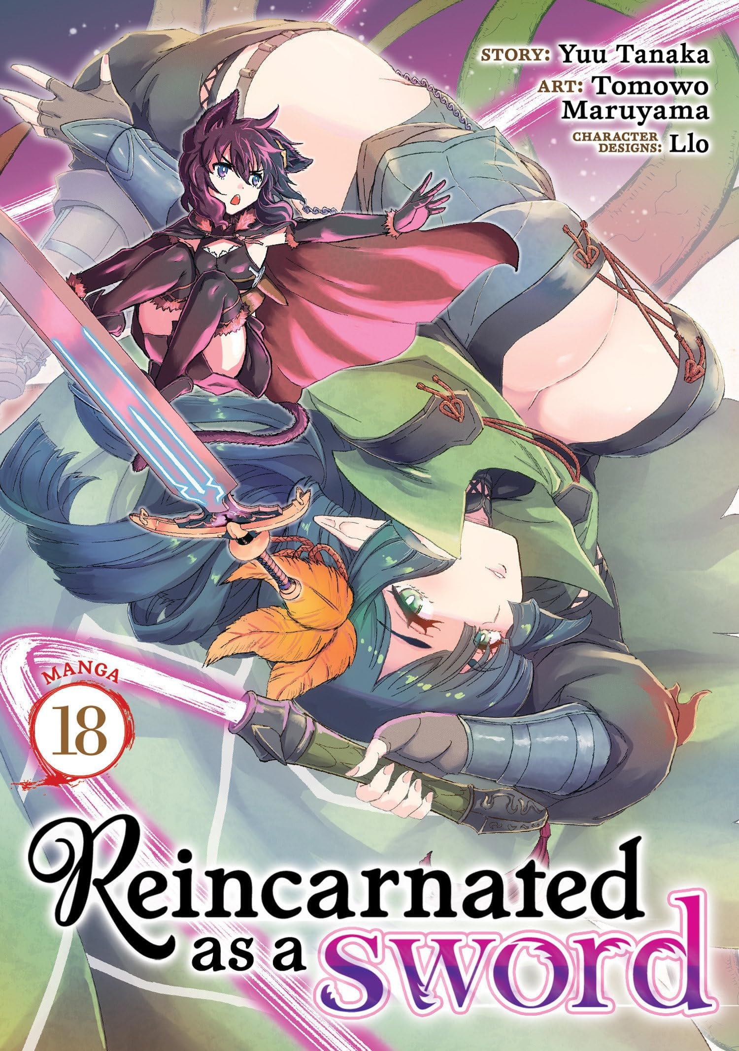 Reincarnated as a Sword Vol. 18 cover
