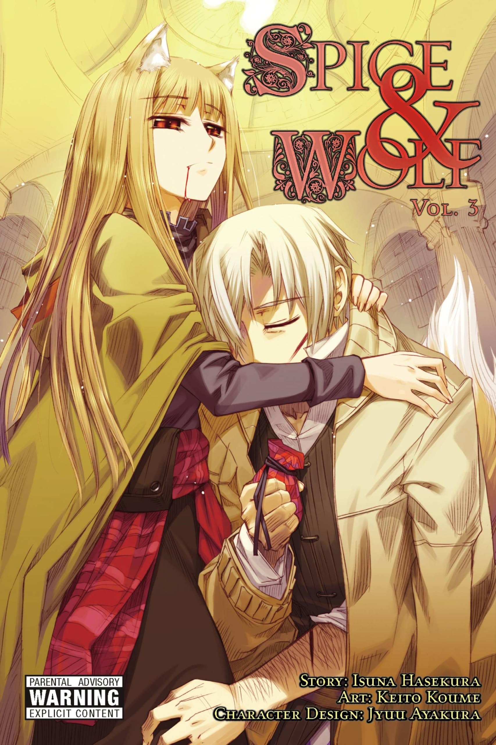 Spice and Wolf Vol. 3 cover