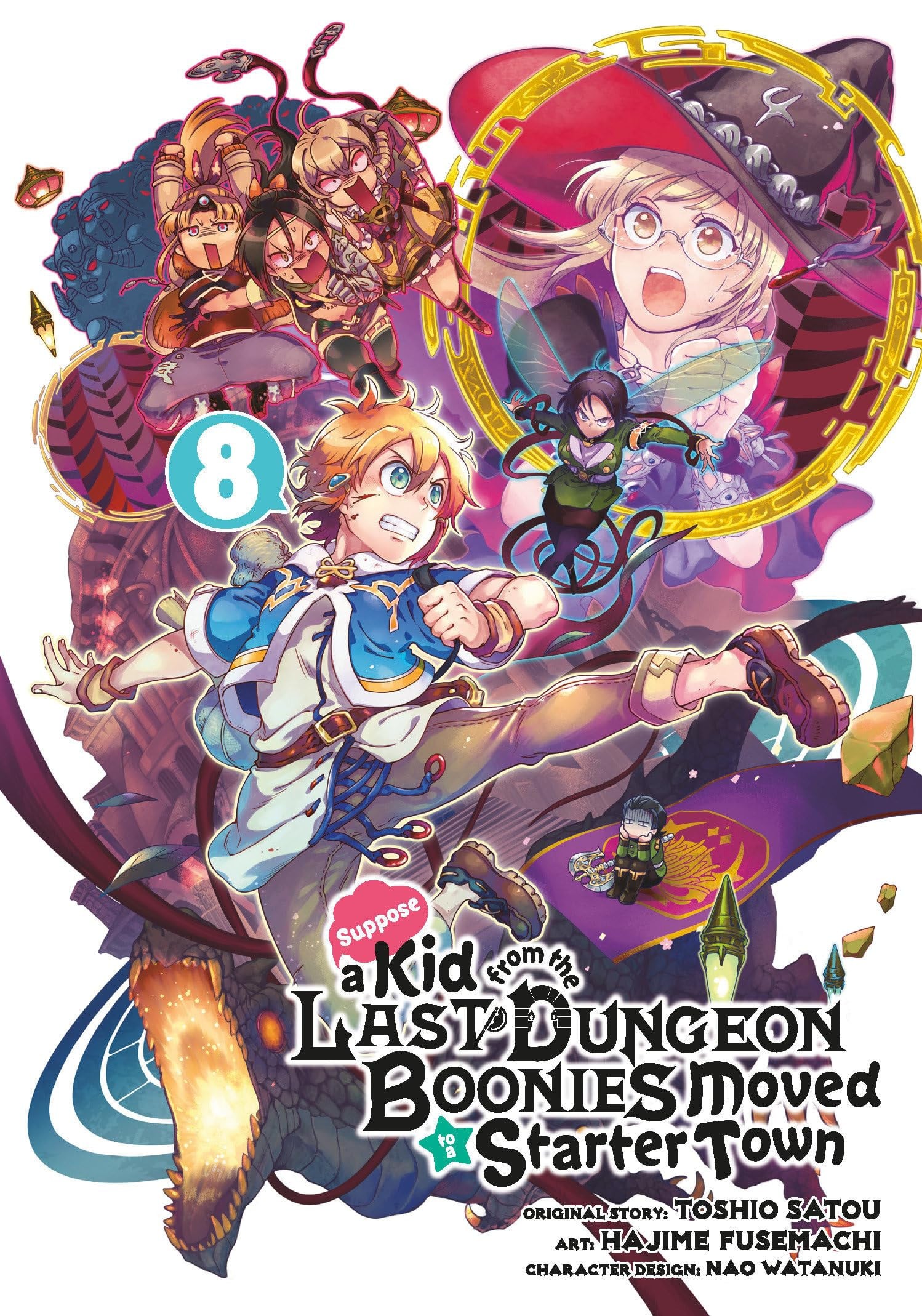 Suppose a Kid from the Last Dungeon Boonies Moved to a Starter Town Vol. 8 cover