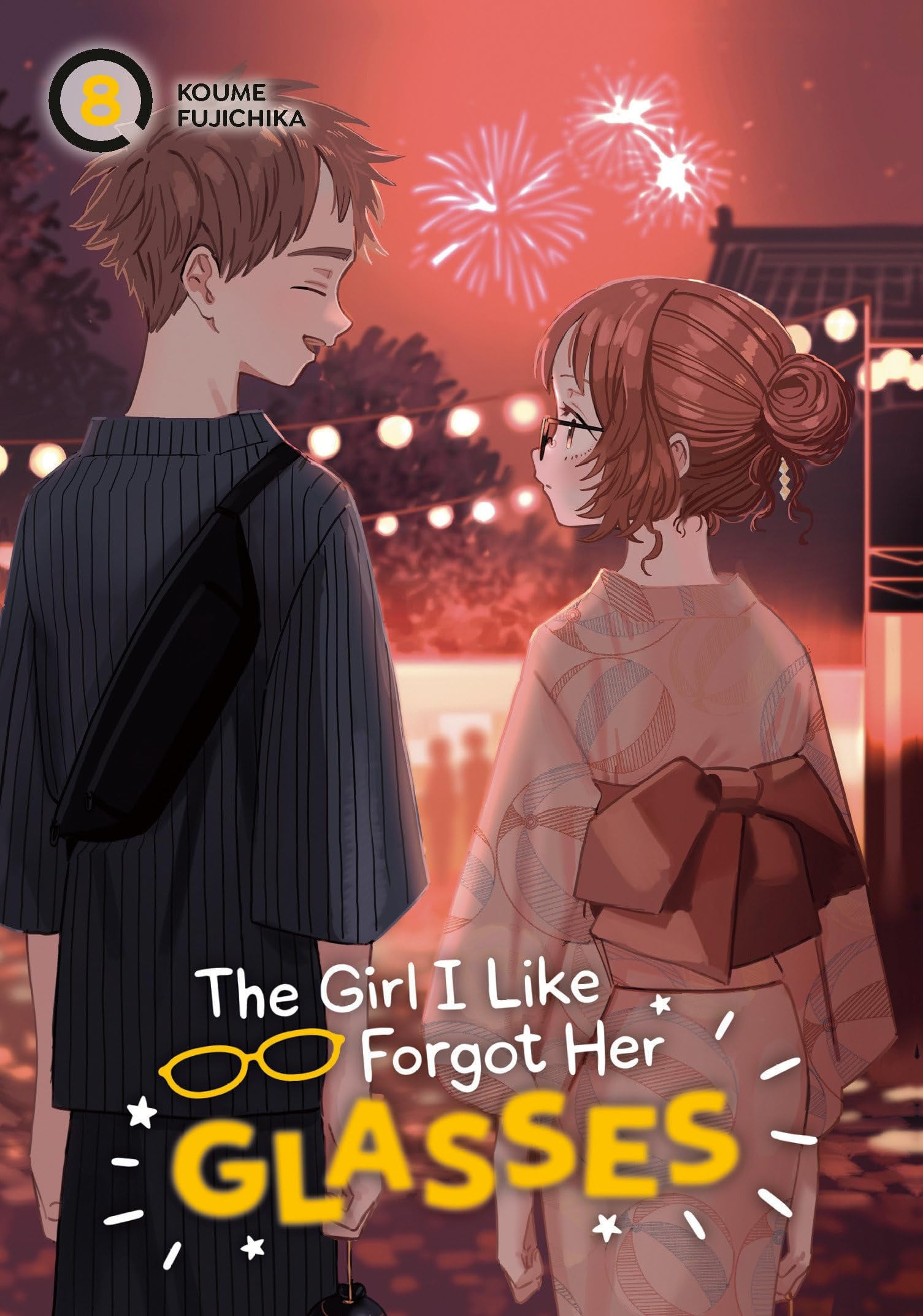The Girl I Like Forgot Her Glasses Vol. 8 cover
