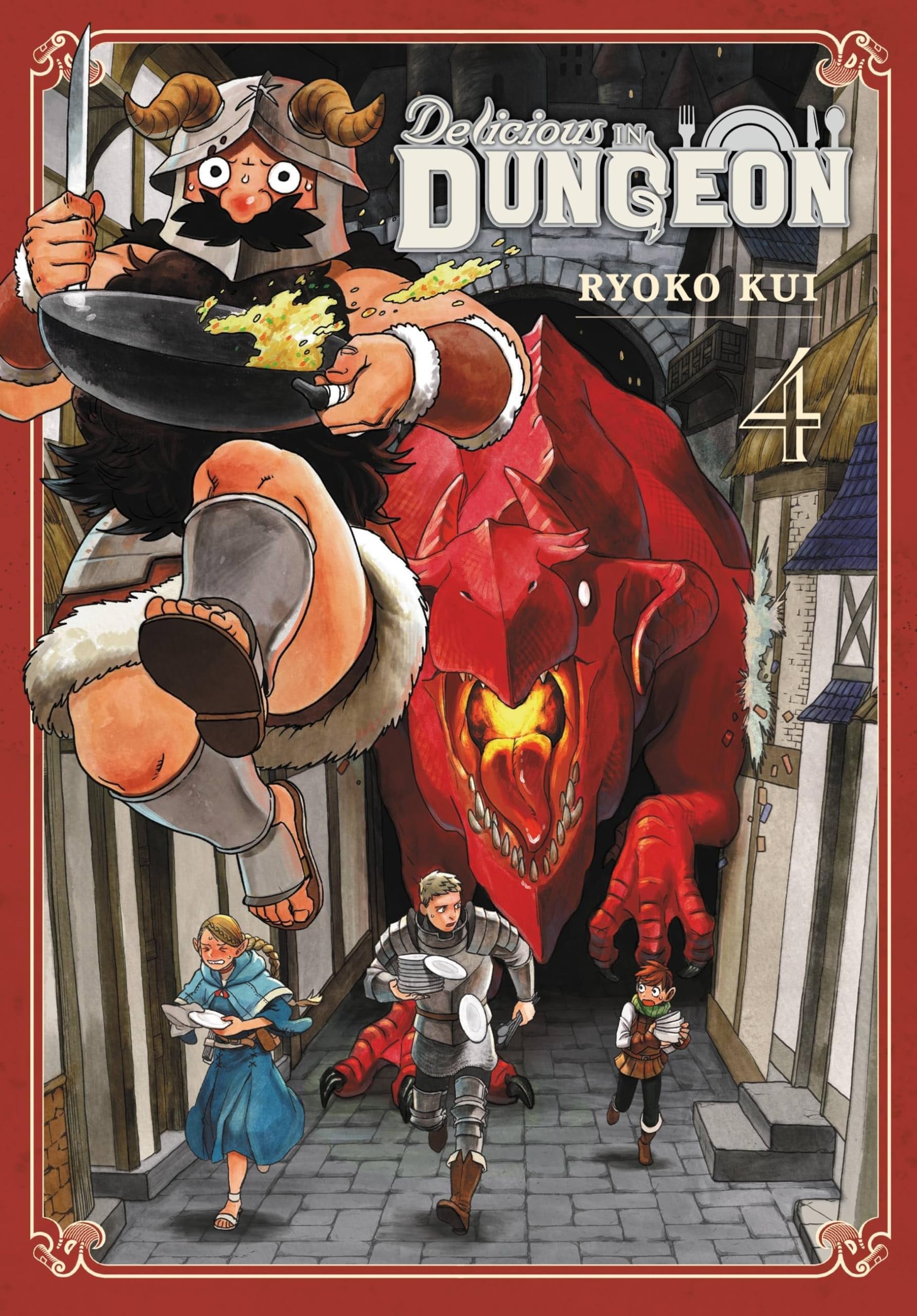 Delicious in Dungeon Vol. 4 cover