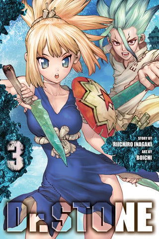 Dr. STONE Vol. 3 cover