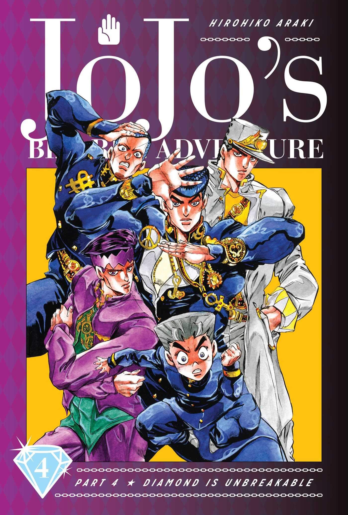 JoJo's Bizarre Adventure: Part 4--Diamond Is Unbreakable Vol. 4 cover