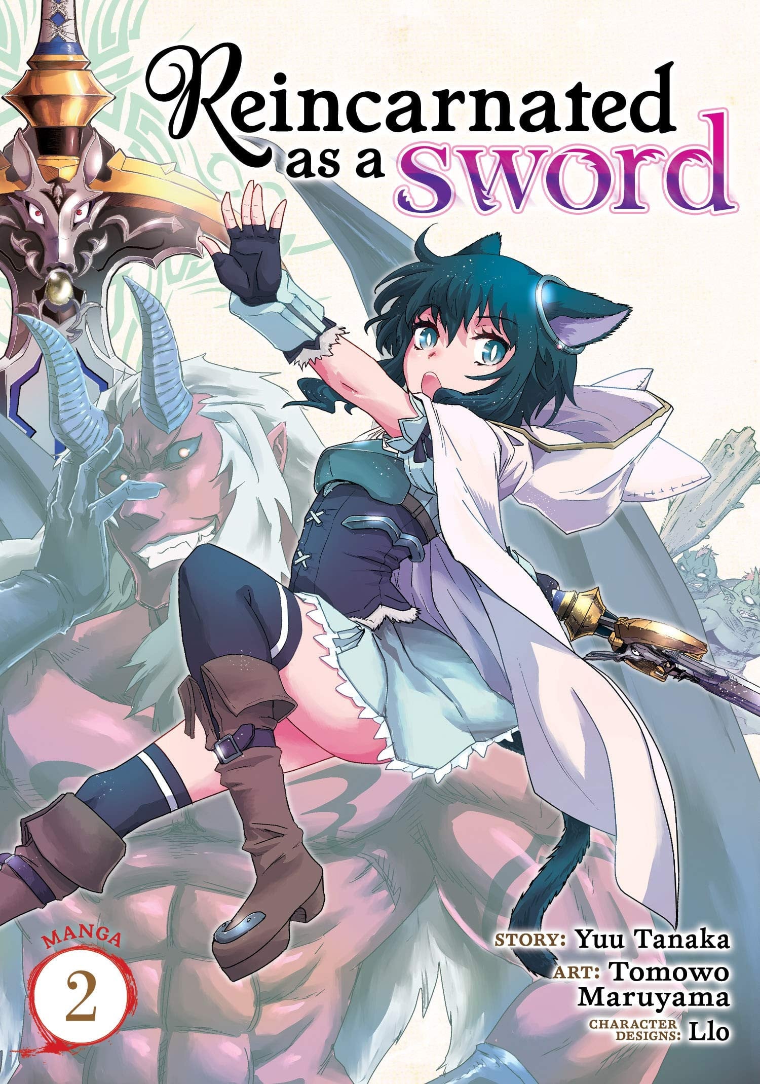 Reincarnated as a Sword Vol. 2 cover