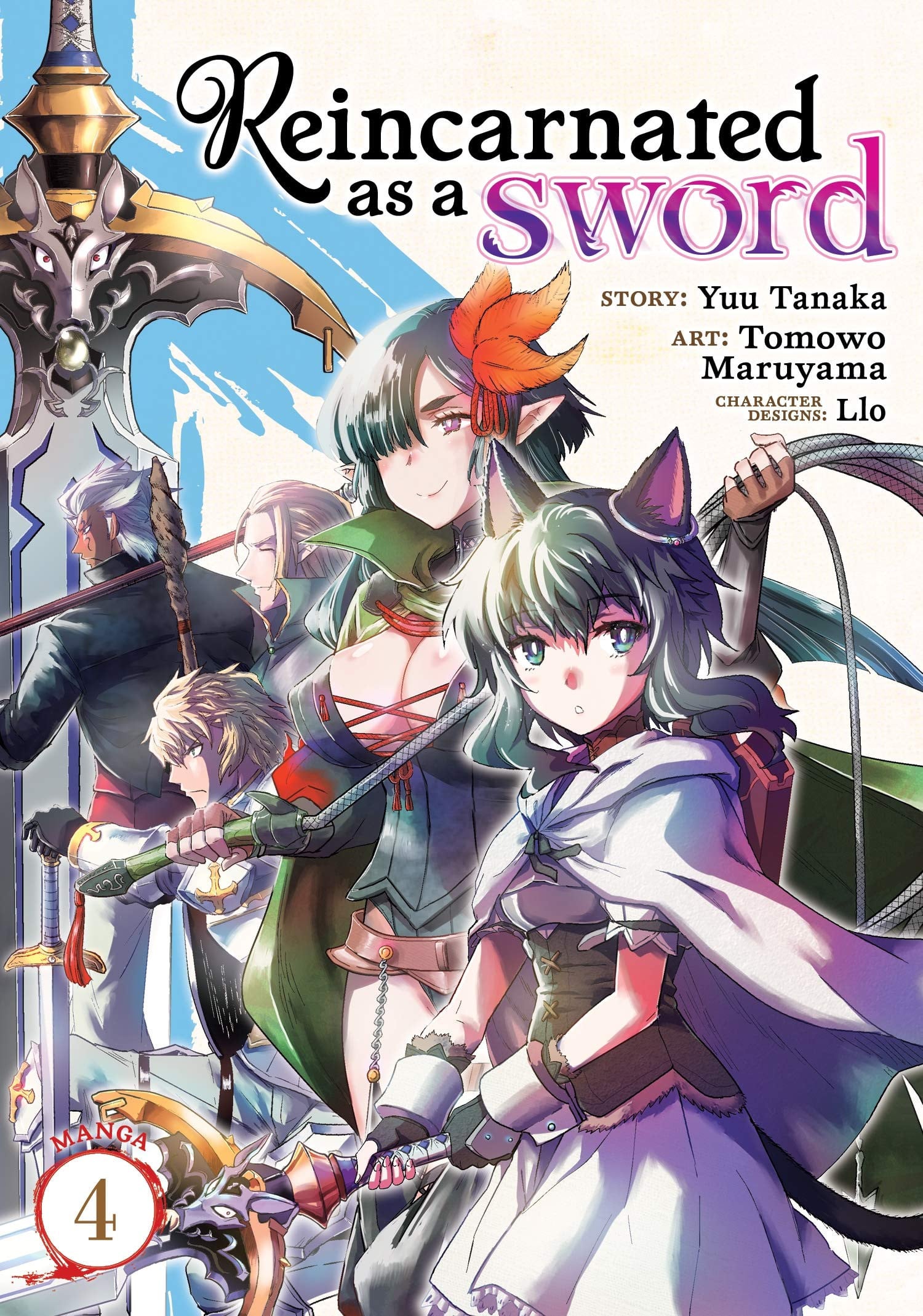 Reincarnated as a Sword Vol. 4 cover