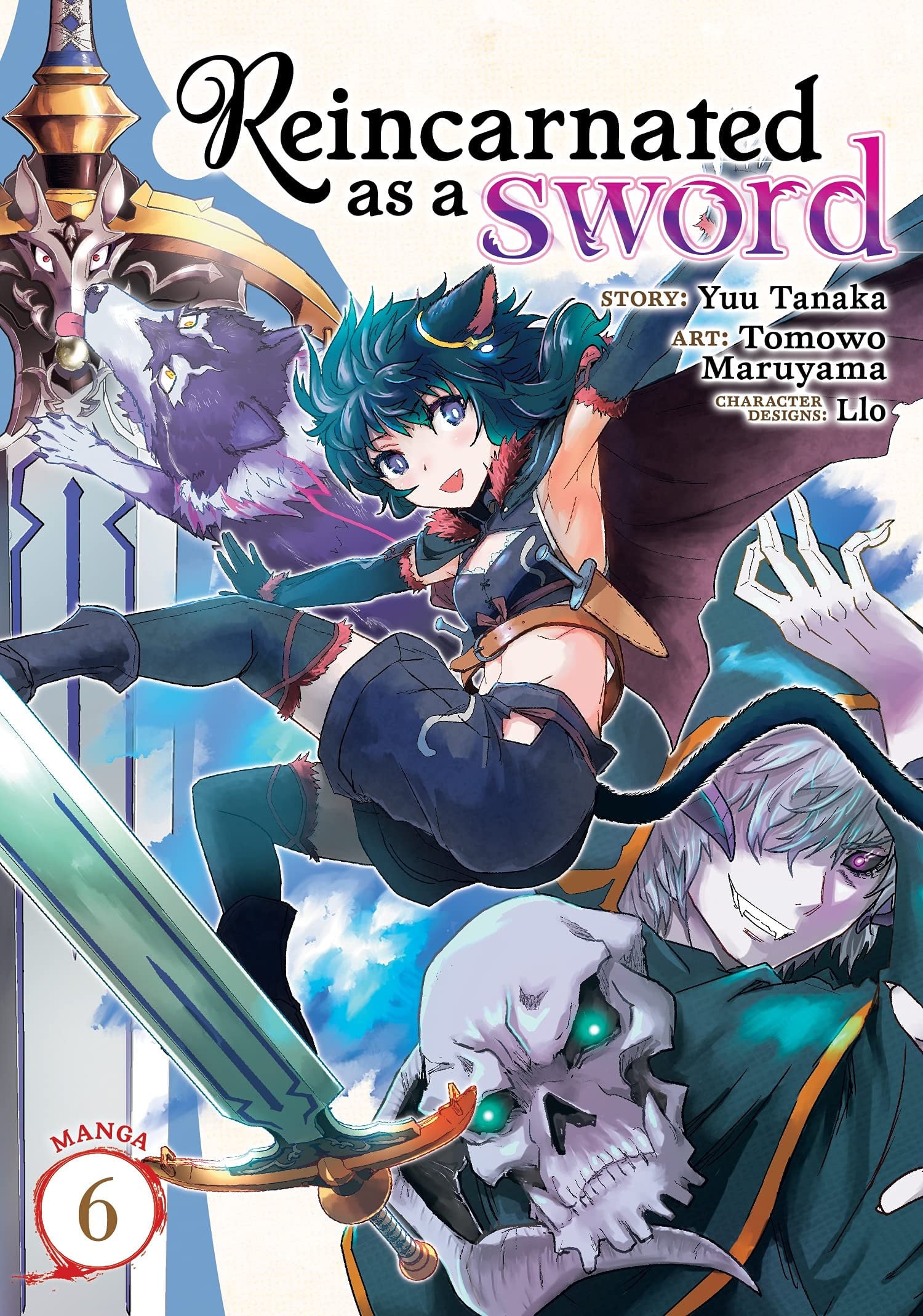 Reincarnated as a Sword Vol. 6 cover