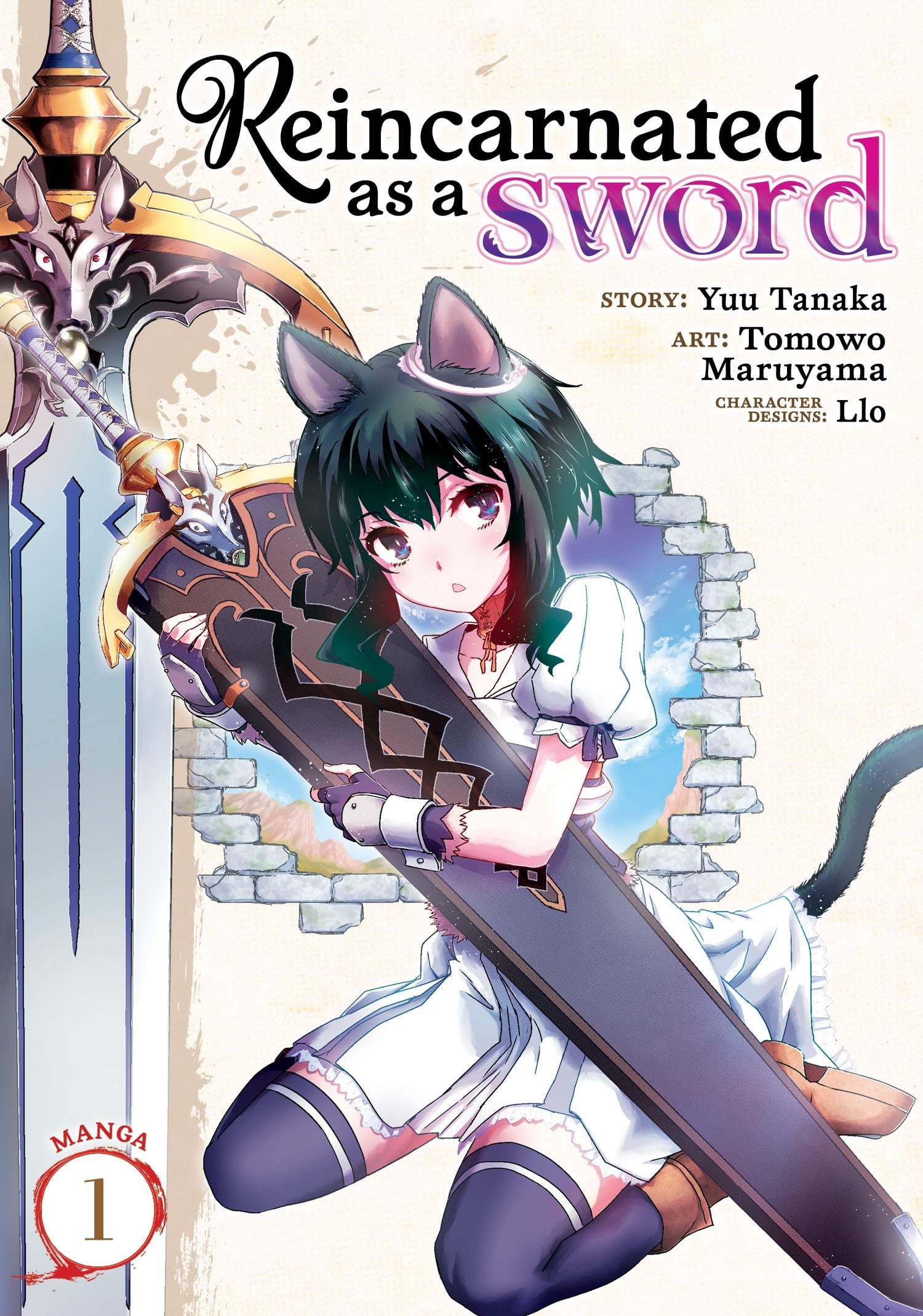 Reincarnated as a Sword Vol. 1 cover