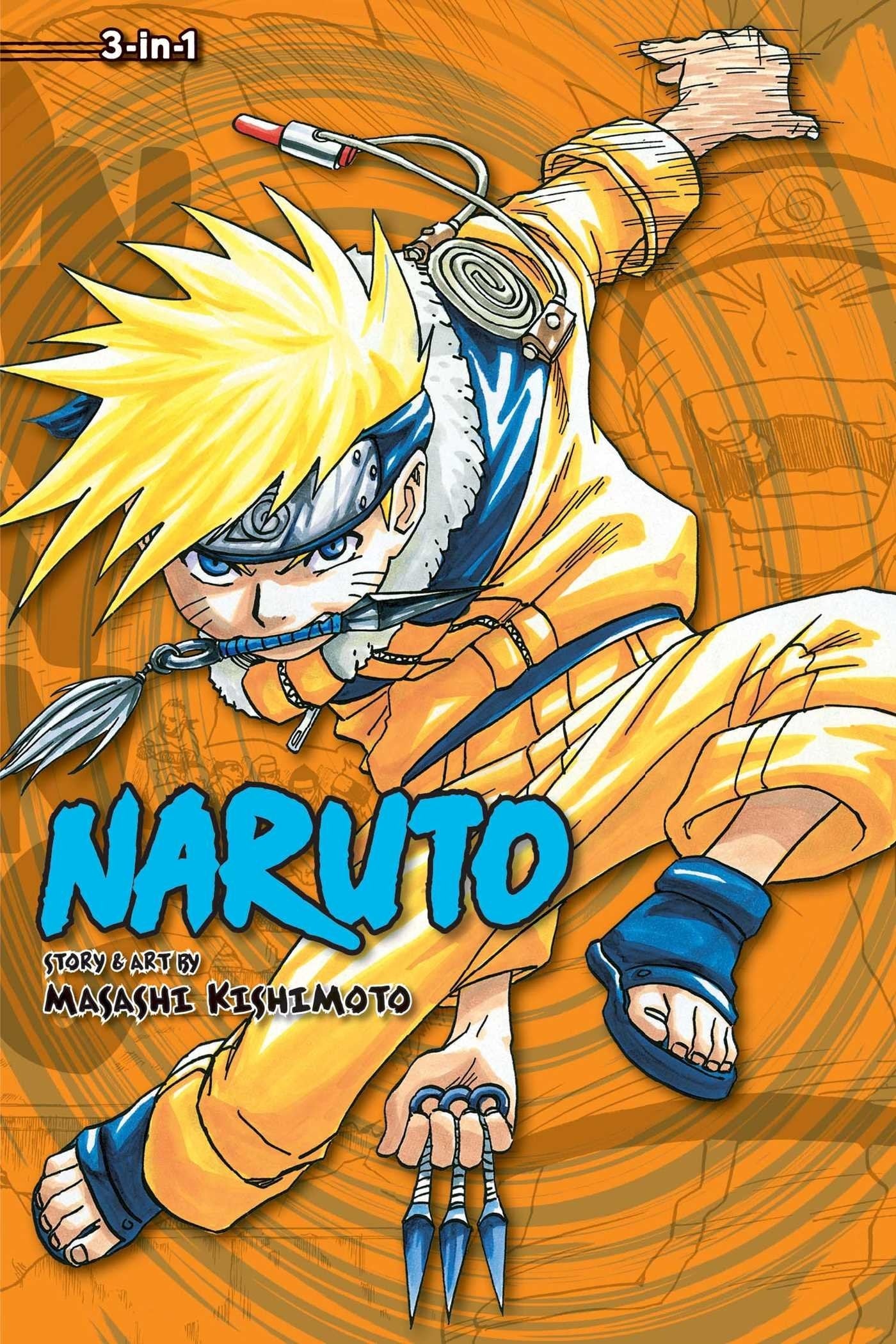 Naruto 3-in-1 Edition Vol. 2 cover