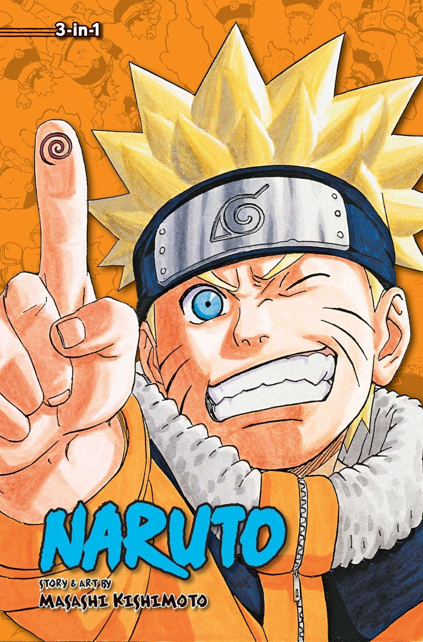 Naruto 3-in-1 Edition Vol. 8 cover