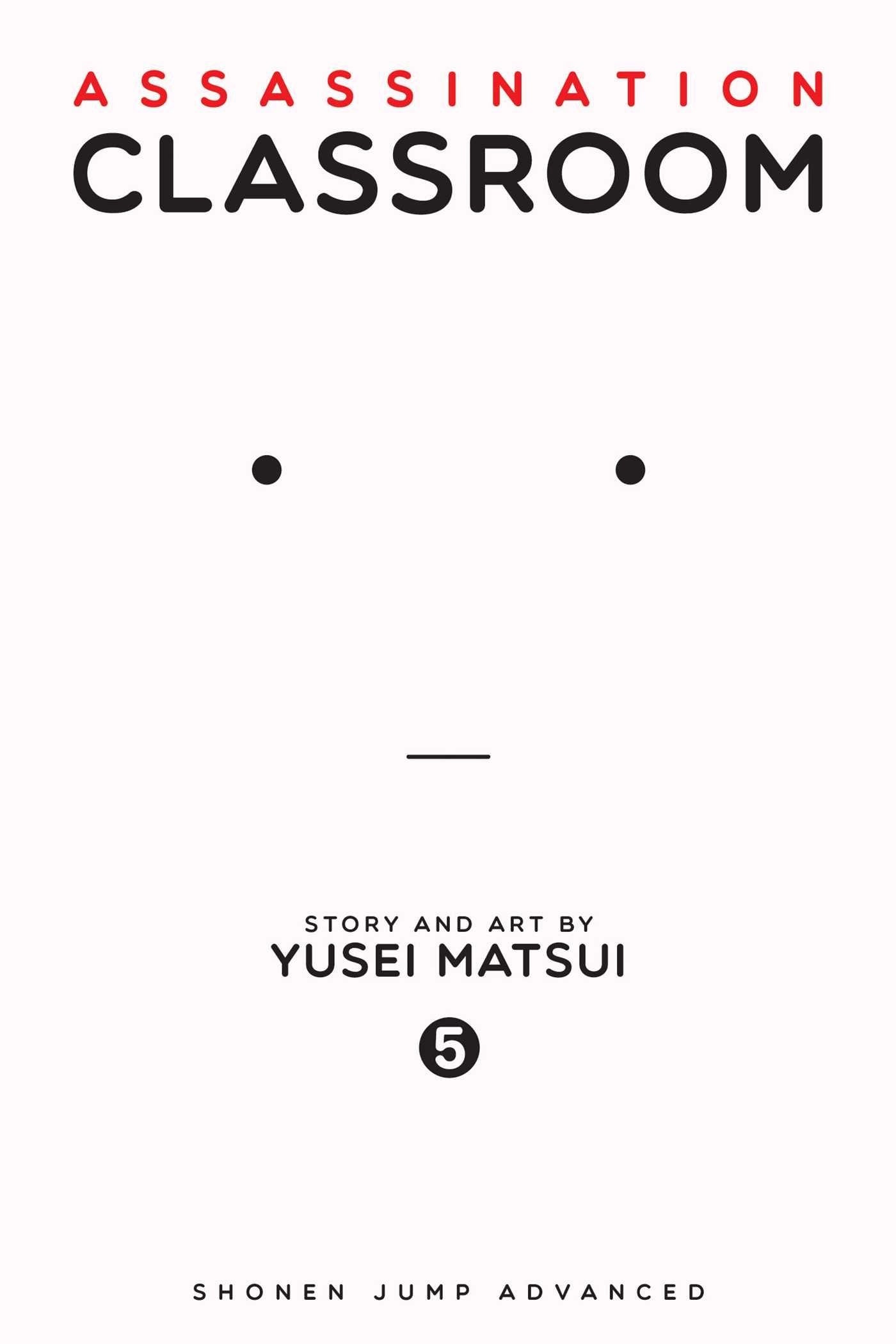 Assassination Classroom Vol. 5 cover