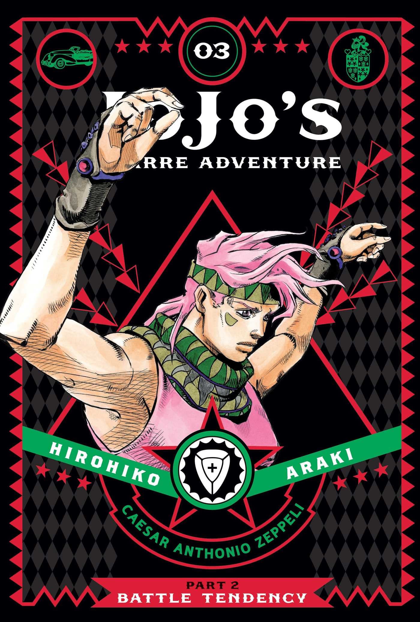JoJo's Bizarre Adventure: Part 2--Battle Tendency Vol. 3 cover