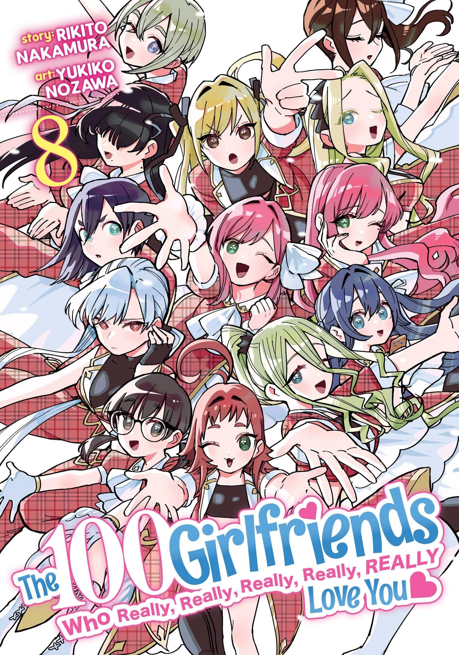 The 100 Girlfriends Who Really, Really, Really, Really, Really Love You Vol. 8 cover
