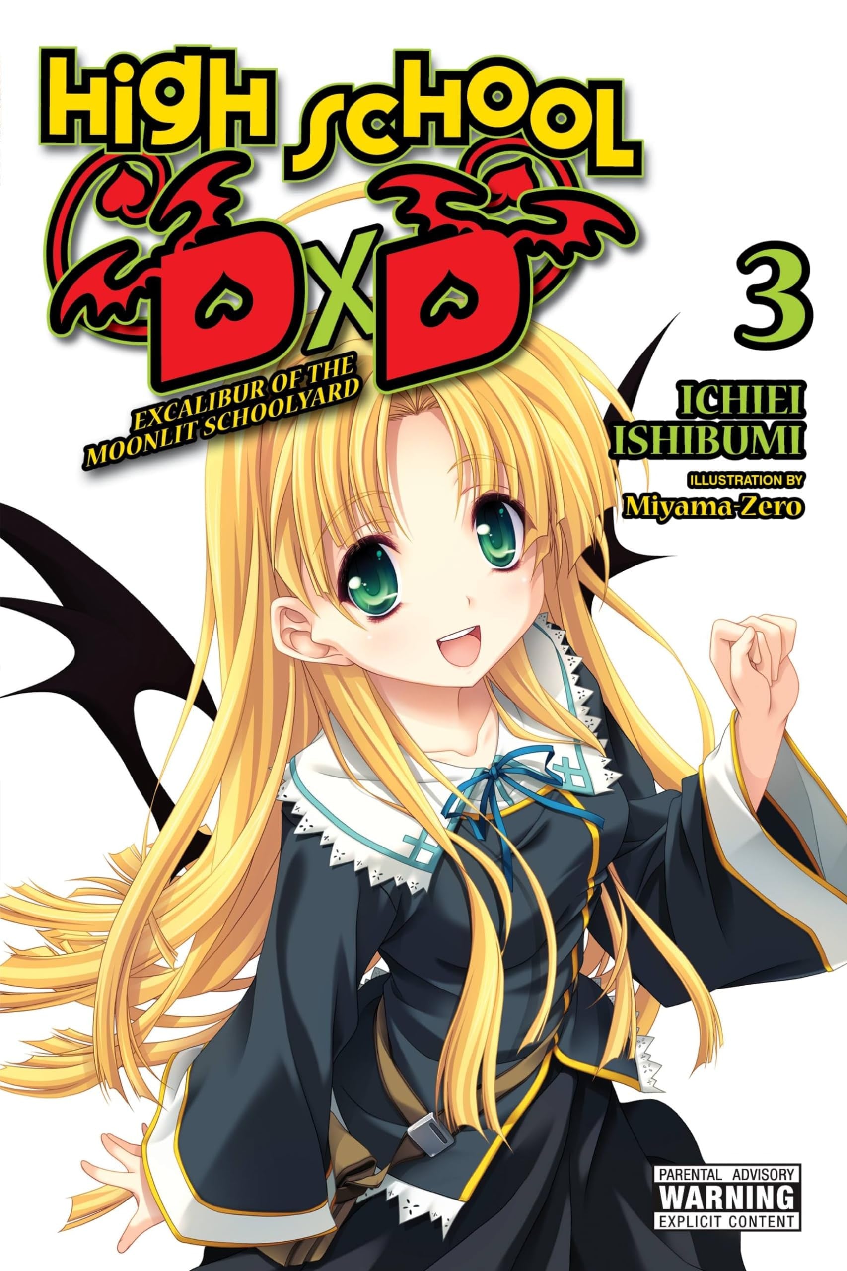 High School DxD (Light Novel) Vol. 3 cover