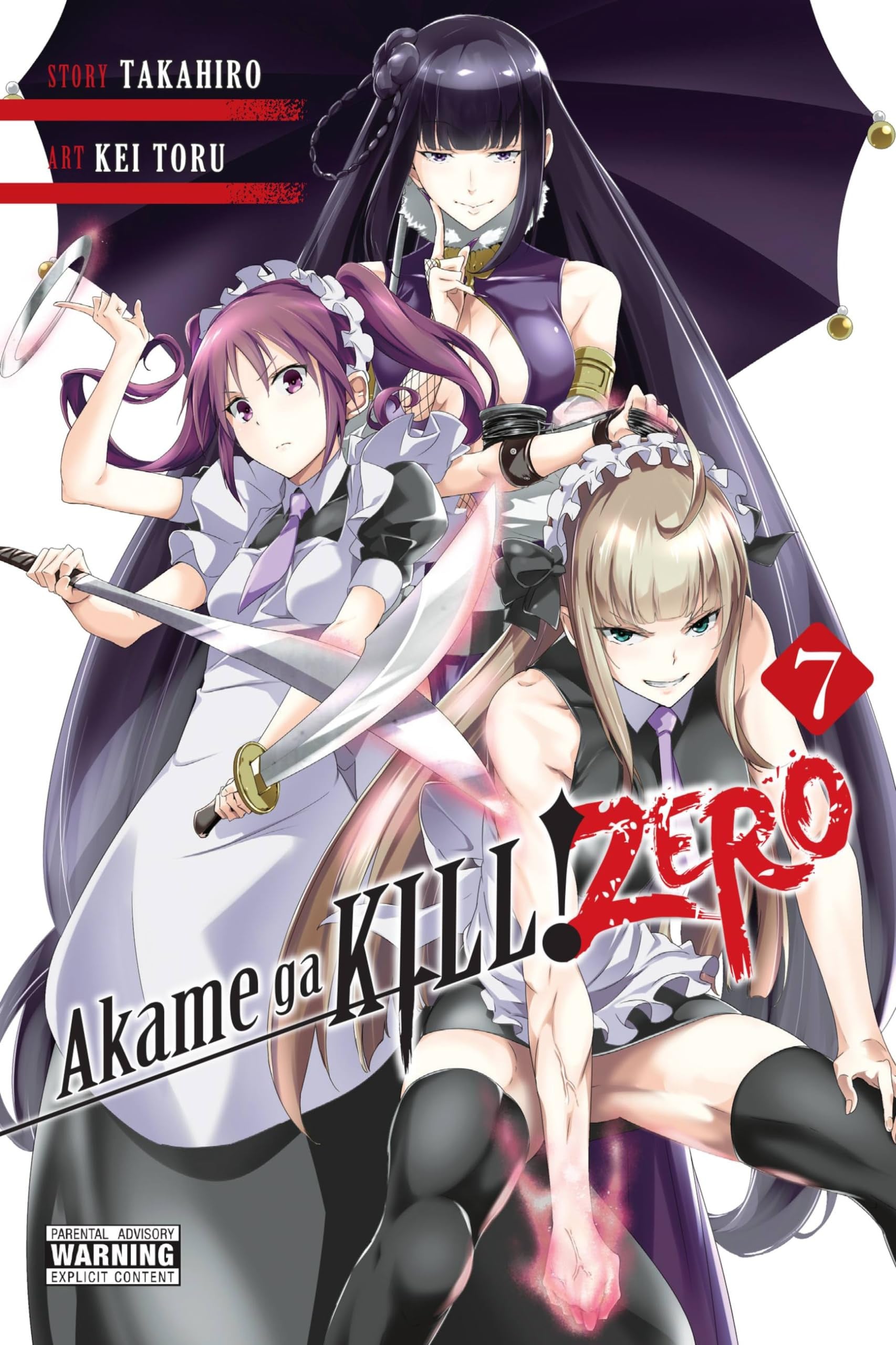 Akame ga KILL! ZERO Vol. 7 cover