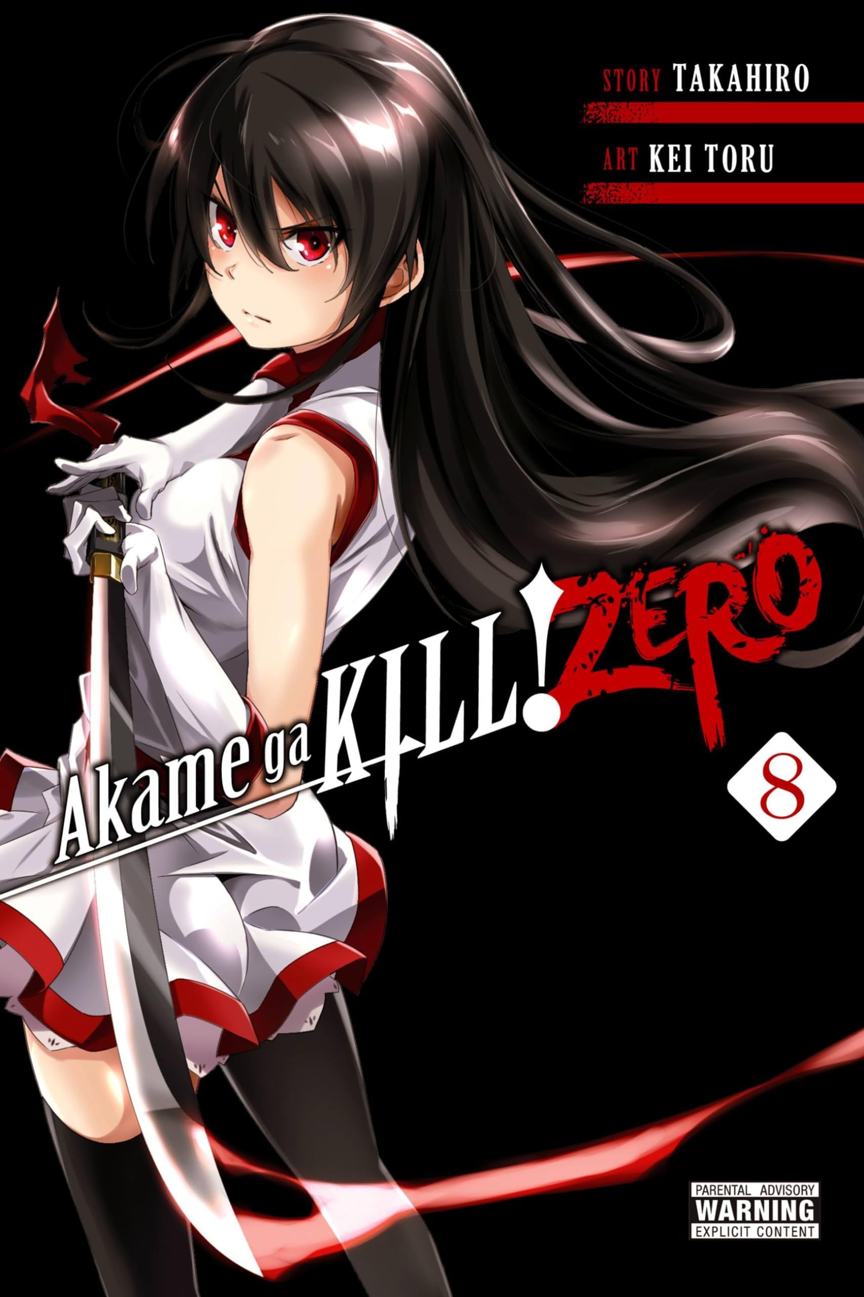 Akame ga KILL! ZERO Vol. 8 cover