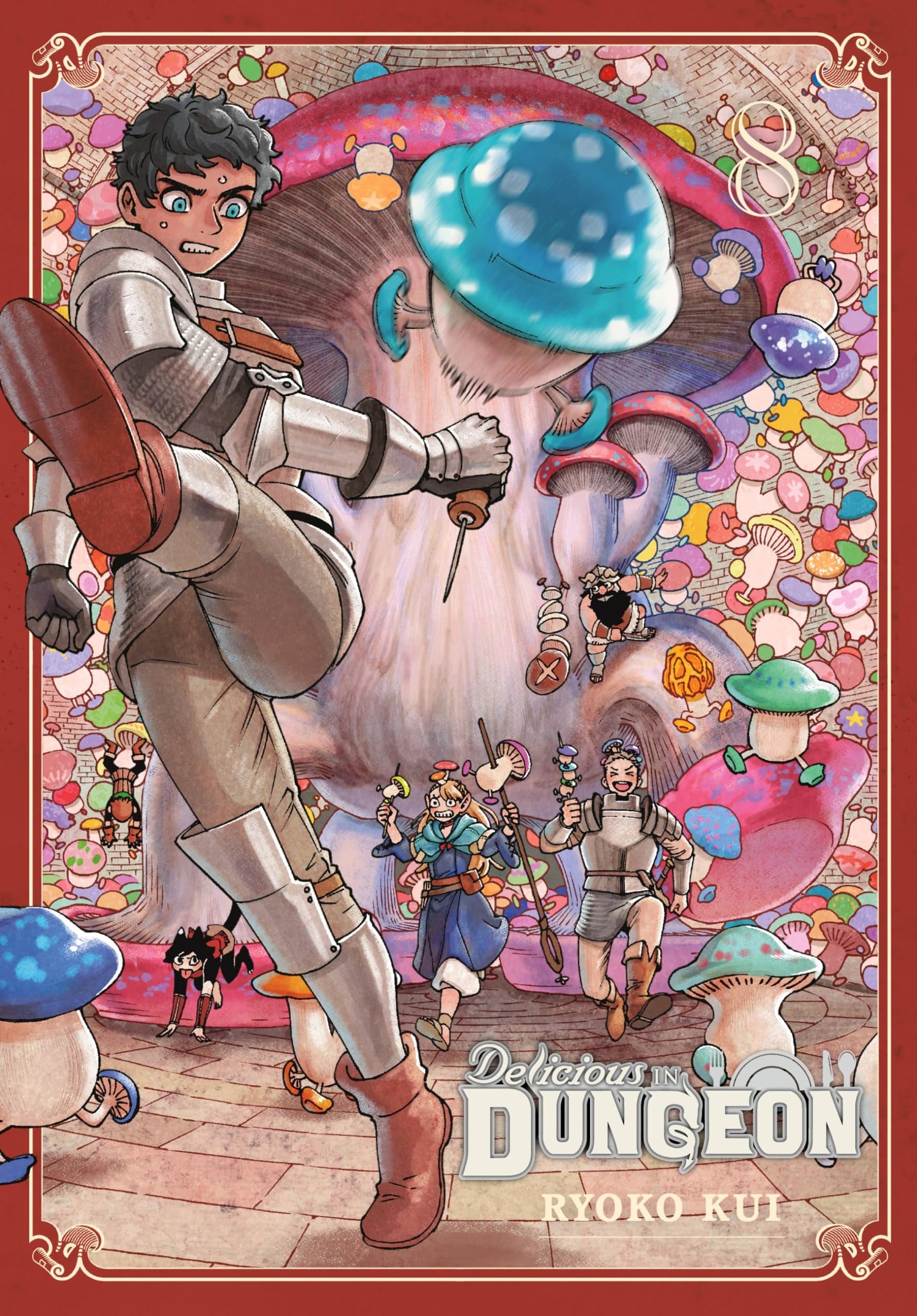 Delicious in Dungeon Vol. 8 cover